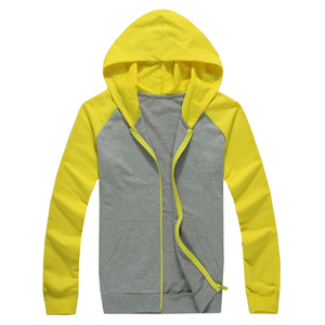 Wholesale Full Zip Cotton <b>Hoodie</b> Raglan Sleeves Lightweight Street Style <b>Men's</b> Regular Fit Solid Zipper <b>Hoodie</b> Low MOQ - Product Image 3