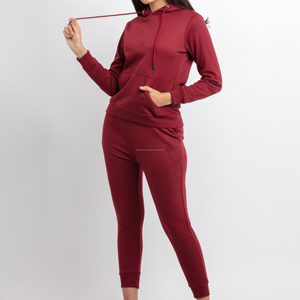 Conjunto Deportivo de Dos Piezas con Capucha para Mujer, Lavado Ácido, Personalizado, de Alta Calidad, Servicio OEM - Product Image 4