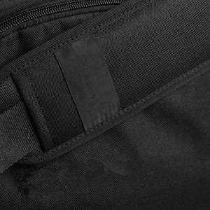 Unisex Black Polyester Gym Duffel Bag 30-40L Zipper Closure Casual Durable Fitness Bag with Soft Handle and <b>Adjustable</b> <b>Strap</b> - Product Image 4