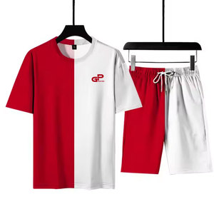 Ensemble de shorts pour hommes Daily Active, confortable, léger, coupe flexible, adapté pour la salle de sport, la course à pied, l'entraînement, l'été ou les sorties décontractées - Product Image 1