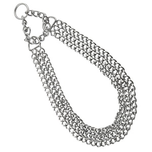 Cadena de Adiestramiento para Perros, Martingala Ajustable de Triple Hilera, Resistente y de Calidad, Fabricada por un Fabricante Profesional de Cadenas Clásicas para Mascotas - Product Image 1