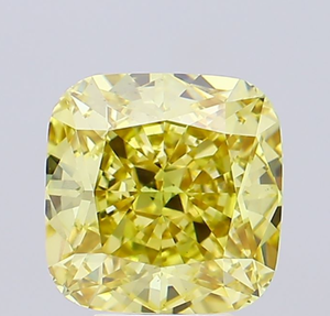 Diamante Cultivado en Laboratorio con Certificación IGI, Corte Cojín de 5.02 CT, Color Amarillo Intenso, Claridad VS1, CVD LG 641413269, Joyería ROYAL GEMS - Product Image 1