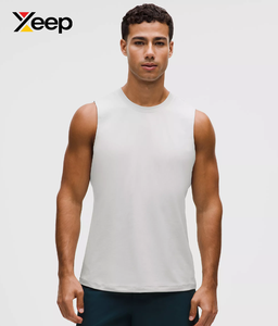 เสื้อกล้ามออกกำลังกายผู้ชาย XEEP รุ่น XC-GTT-15 คุณภาพสูง ระบายอากาศได้ดี แห้งเร็ว ผ้าถัก 100% คอตตอน คอกลม โลโก้ด้านหน้า - Product Image 1