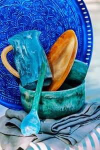 Carafe en résine de qualité supérieure au design antique, nouvelle couleur tendance ombrée, pour eau, jus de fruits, infusion de thé, carafe en résine personnalisée - Product Image 4