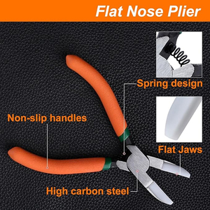 Professional Nylon Jaw Jewelry Pliers Non Scratching <b>Wire</b> Bending Shaping Tool with Spare Replaceable Jaws for <b>Crafting</b> DIY - Product Image 6