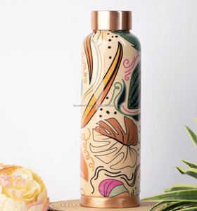 Handmade Copper <b>Bottle</b> Customized Colorful Printed Enamel Pure and Personality Improvement for Boiling <b>Water</b> - Product Image 5