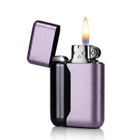 Briquet électronique LED coupe-vent rechargeable USB Type C avec allumage de cigarette sécurisé – Vente en gros usine