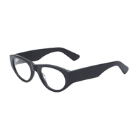 Montures de lunettes ovales classiques OEM en acétate massif avec diamants, anti-lumière bleue, durables, unisexe