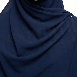 Hiyab de Chifón de Color Sólido para Mujer, Transpirable, para Uso Diario, Pañuelo Étnico de Oriente Medio - Product Image 6