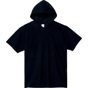 เสื้อยืดฮู้ดดี้สีดำลายกราฟิกปักแบบพิเศษ ดีไซน์ทันสมัย น้ำหนักผ้า 190 กรัม สำหรับผู้ชาย - Product Image 1