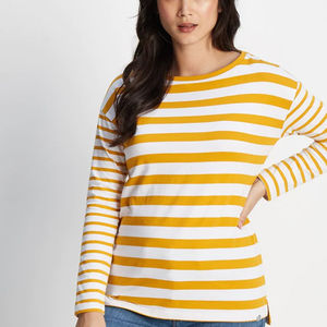 Chemises pour femmes à manches longues en coton uni décontractées pour l'automne et l'hiver / T-shirts pour femmes à manches longues respirants et tendance pour le sport - Product Image 3