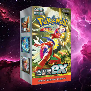 Tarjeta Pokémon Escarlata, Versión Coreana, Paquete de Expansión, Juego de Cartas Coleccionables Modernas - Product Image 1