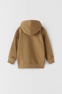 เสื้อฮู้ดโอเวอร์ไซส์แบบยูนิเซ็กซ์ สีพื้น ดีไซน์กระเป๋าเสื้อ สวมใส่สบายๆ สำหรับฤดูใบไม้ร่วง ผ้าถักเฟรนช์เทอร์รี่ ความยาวปกติ - Product Image 5