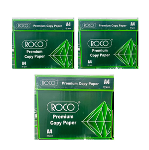 Roco A4 Copier <b>Paper</b>, 80gsm, 500 Sheets/Ream, High Brightness - Product Image 2