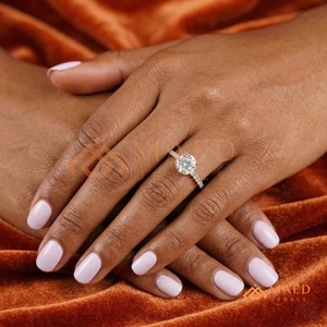 High on Demand Moissanite Diamond Wave Ring For Wedding And Party Wear Jewelry Available At Export Quality - Product Image 3