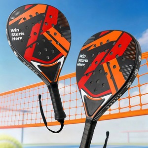 Raqueta de Pádel de Fibra de Carbono con Espuma EVA Suave para Adultos, Raqueta de Tenis Profesional para Entrenamiento con Acabado Arena y Forma de Diamante - Product Image 4