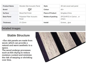 Panneaux muraux acoustiques en bois <span class=keywords><strong>de</strong></span> chêne naturel MDF 60x120CM, style européen et <span class=keywords><strong>américain</strong></span>, isolation phonique, home <span class=keywords><strong>cinéma</strong></span>, <span class=keywords><strong>studio</strong></span> d'enregistrement - Product Image 4