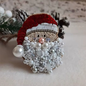 Handmade High Quality Modern <b>Christmas</b> Beaded Ornament Hanging Decoration Festive Seasonal Holiday <b>Tree</b> Accessory - Product Image 1