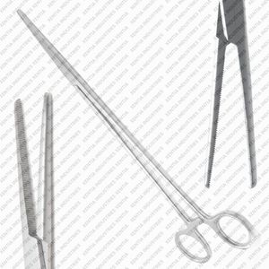 Pinces chirurgicales droites de 8 pouces, pinces hémostatiques vétérinaires, acier inoxydable, certifiées CE, Rochester Pean Hemostat - Product Image 2