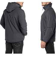 Gilet d'hiver sans manches coupe-vent et respirant avec garniture en fourrure pour homme, veste softshell personnalisée pour le voyage et la course, devant personnalisé 100%