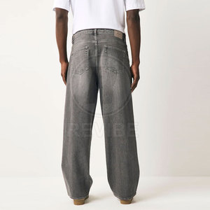 Pantalones Vaqueros Casuales Rectos de Cintura Media para Hombre, 100% Algodón, Ecológicos, Transpirables, de Alta Calidad, al Mejor Precio - Product Image 2