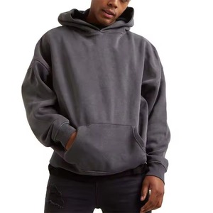 High Quality Streetwear 350 500 Gsm BlankCotton <b>Oversized</b> <b>Fleece</b> Heavyweight <b>Hoodie</b> Manufacturer Cropped Custom Hoodies - Product Image 4