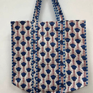 Bolso Tote Acolchado Hecho a Mano de Alta Calidad para Mujer, Estilo Bohemio Vintage, de Algodón, Precio al por Mayor - Product Image 1