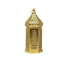 Modernised Durable Metal & Glass Moroccan Candle <b>Lantern</b> With Matt <b>Gold</b> Finish Candle <b>Lantern</b> for Outdoor & Home Decor - Product Image 5