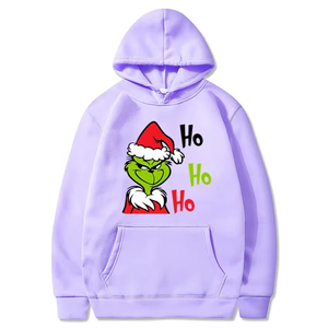 Sudadera con Capucha Blanca de Algodón con Estampado de Dibujos Animados, Unisex, Informal, de Invierno, con Logotipo Frontal y Bolsillo - Product Image 3