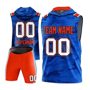 Custom Camouflage 7v7 Flag Football Uniform Set Newest Design Sleeveless American Uniform Camo 7on7 Flag Football Jerseys - Product Image 3