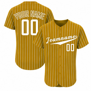 Maillot de baseball personnalisé à col en V, imprimé, séchage rapide, respirant, avec logo frontal et boutons – Vente en gros à prix réduit - Product Image 1