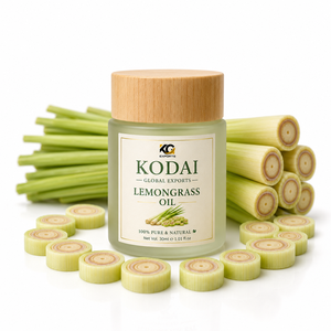 Aceite Esencial de Limoncillo de Tamil Nadu 100% Puro y Natural de Primera Calidad, Destilado al Vapor, para Aromaterapia y Cuidado Facial, Kodai Global Export - Product Image 1
