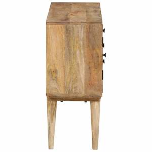 Buffet rectangulaire en bois de manguier massif, meuble élégant pour la maison - Product Image 4