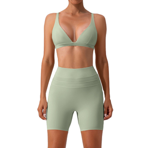 Women's Running Yoga Gym Sport Biker Butterfly Mid Elastic Waist Spandex Quick Dry Shorts Tennis Summer Youth Girls <b>Flowy</b> - Product Image 2