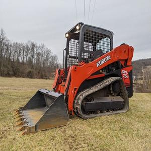 Cargadora de orugas Kubota SVL75-2 original con motor Kohler y bomba hidráulica de alta eficiencia, Francia - Product Image 4