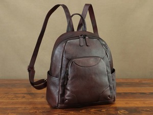 Fashion Streetwear Apparel Bags Leather Laptop <b>Backpack</b> for Women Comfortable Design Casual Everyday Outfit Leather <b>Backpack</b> Bag - Product Image 1