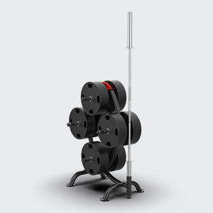 Equipo de gimnasio en casa QLI, estante de almacenamiento de placa de peso de Metal plegable de calidad comercial para entrenamiento de Fitness con pesas, nuevo diseño - Product Image 4