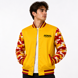 Chaqueta de Béisbol Reversible de Invierno para Hombre, Gruesa, Transpirable, de Alta Calidad, Personalizada con Letras, Chaqueta Letterman con Estampado Personalizado - Product Image 3