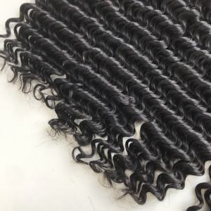 Prix de gros Extensions de cheveux humains vietnamiens Deep Wave Paquet de cheveux bruts Genius Weft Femmes noires Cheveux naturels bruts pas cher prix - Product Image 2