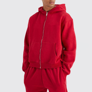 Chándal Deportivo Personalizado ODM para Hombre, Estilo Urbano, Holgado, con Capucha y Cierre, Manga Larga, para Gimnasio, Running y Jogging - Product Image 3