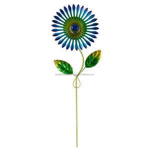 Piquets de jardin en métal de qualité supérieure pour le soutien des plantes d'extérieur, résistants à la rouille, en fer, décoratifs, accessoires de jardinage et d'aménagement paysager - Product Image 1