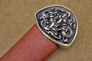 Espadas de Acero de Damasco al Por Mayor a Bajo Precio, Alta Calidad, Grado Industrial/DIY, Mango de Acero Inoxidable, OEM/ODM - Product Image 3