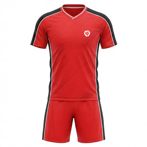 Men Soccer Uniform With Custom Team Jersey And Shorts Breathable Performance Material Fit And Modern Football Apparel Style - Product Image 1