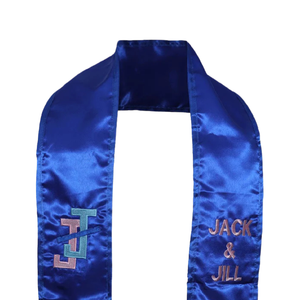 Étole bleu roi de remise de diplôme, écharpe d'honneur, accessoire de cérémonie de remise des diplômes, vêtement de célébration des réalisations académiques - Product Image 6