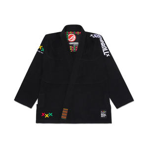 ชุดยิวยิตสู RTS Bjj Gi Shoyorol รุ่น Batch # ชุดยูโด 167 Like Cheese Retro Black Stretch ทนทาน สวมใส่สบาย ผลิตจากผ้าฝ้าย 100% เป็นมิตรกับสิ่งแวดล้อม - Product Image 1