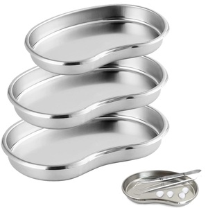 ชุดเครื่องมือผ่าตัด3ชิ้นถาดสแตนเลสรูปไตจากเยอรมัน - Product Image 1