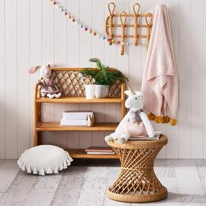Meilleure Vente : Organisateur Mural en Rotin Durable Fait Main, Étagère Murale en Rotin Naturel avec Crochets de Rangement pour Entrée, Origine Vietnam - Product Image 3