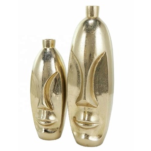 Jarrón de aluminio con textura martillada de alta calidad, florero de mesa moderno, florero de Metal decorativo para el hogar, oficina, decoración para sala de estar - Product Image 5