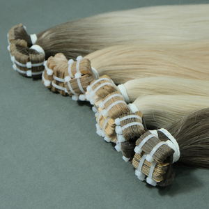 Extensión de cabello virgen vietnamita 100% Máquina de cinta natural Trama doble Procesamiento químico suave de alta calidad Ninguno Hecho Vietnam - Product Image 5