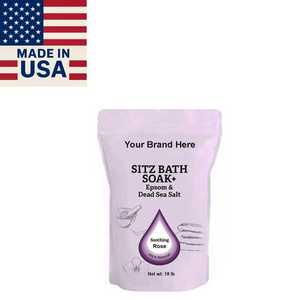 Poudre de bain Red Sea de qualité supérieure, 14 lb, biologique, fabriquée aux États-Unis, riche en minéraux thérapeutiques, Aromasong Int. Logo personnalisé Marque privée - Product Image 1